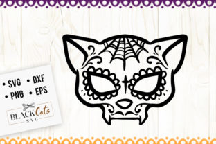 Cat Sugar Skull Embroidery Design